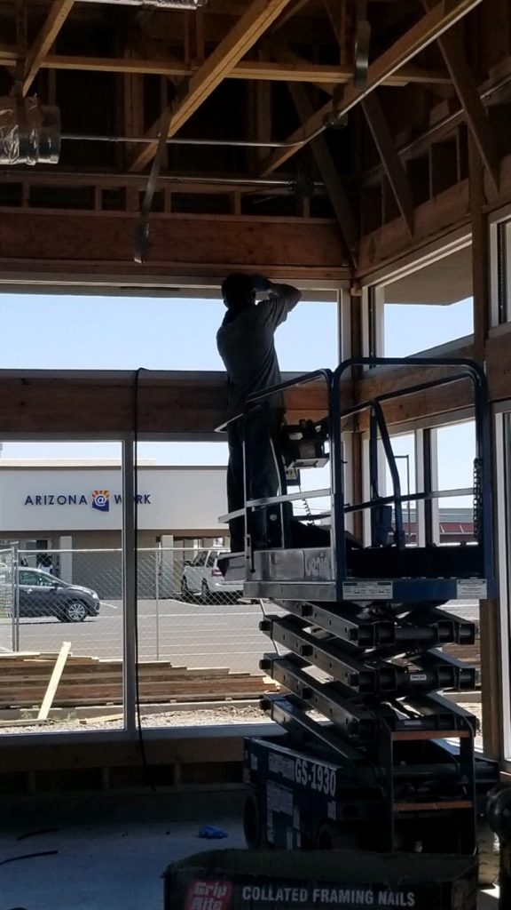 E.A. Glass commercial glazing project, Jack in the Box