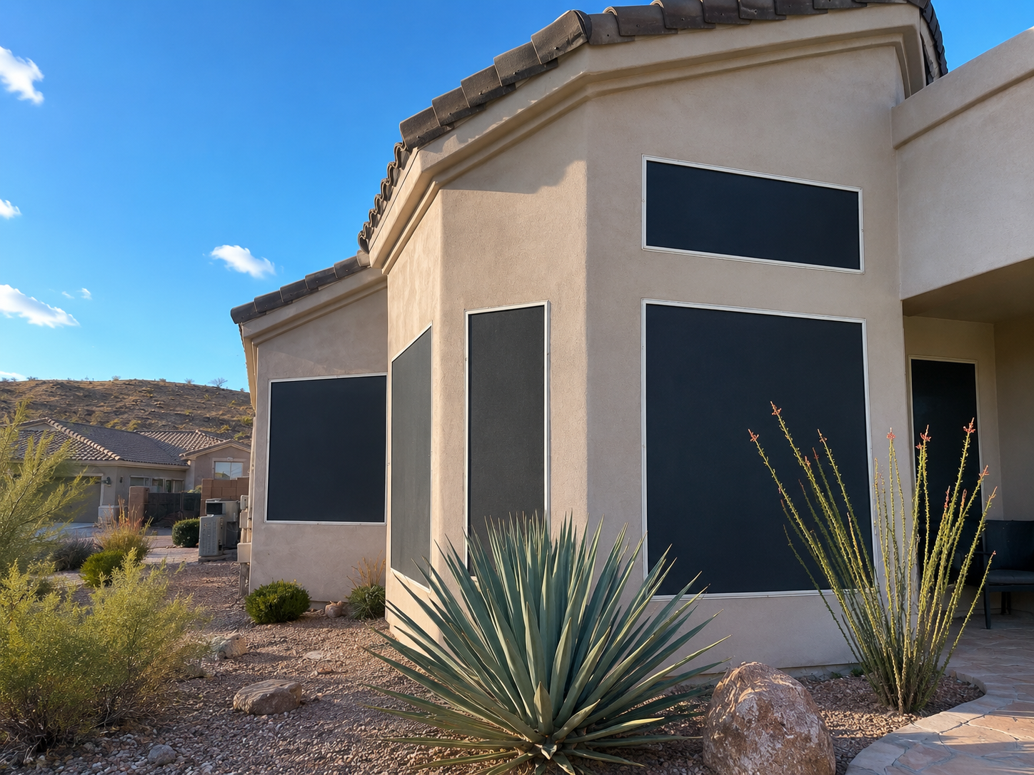 E.A. Glass solar screens service in Thatcher and Holbrook, Arizona