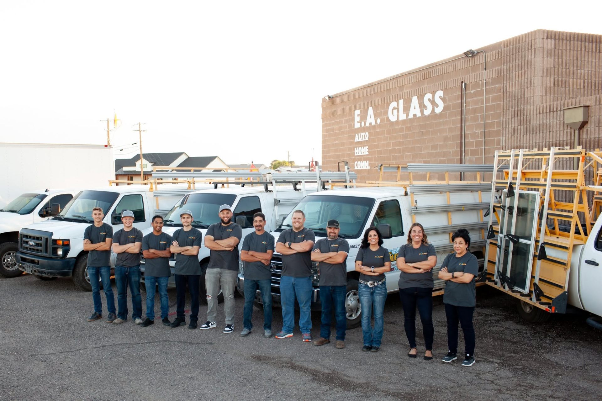 The E.A. Glass team